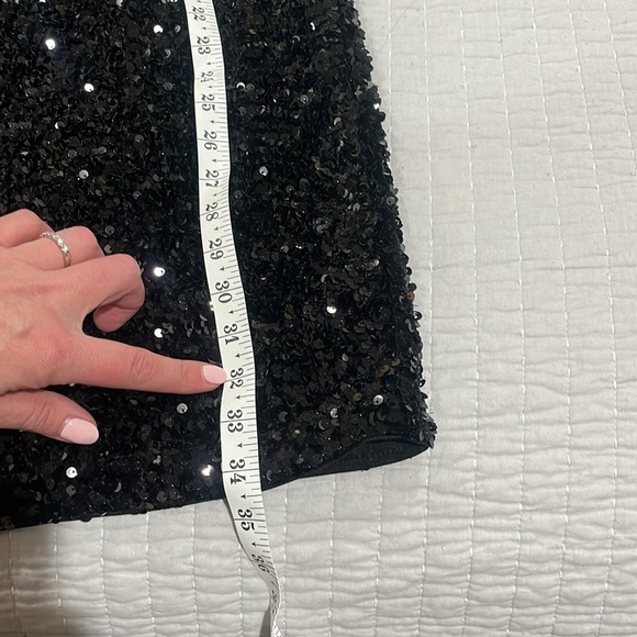 H&M  Black Sequin Mini Dress - Picture 13 of 13